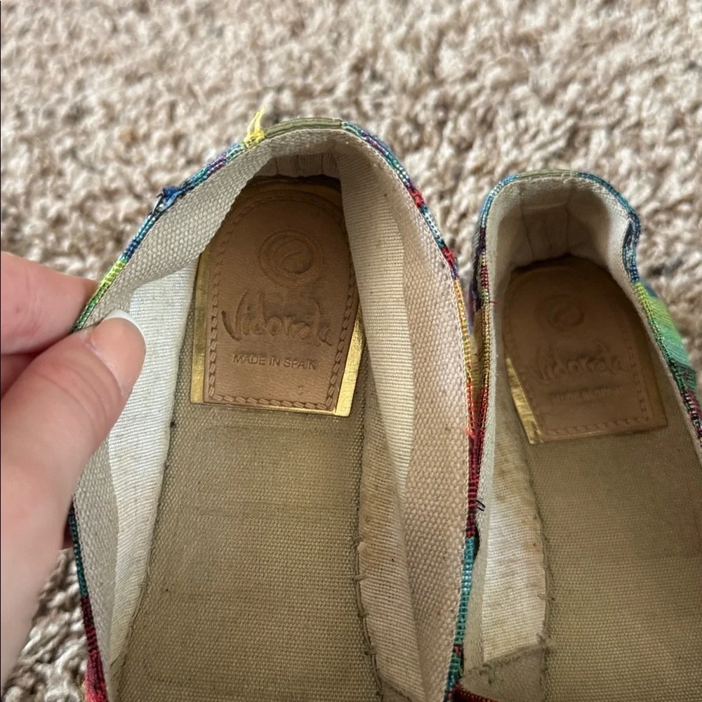 Vibrant Multicolor Aztec Espadrilles